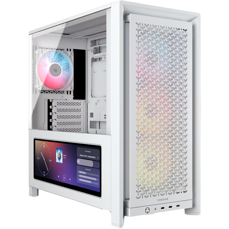 Corsair FRAME 4000D LCD RS ARGB - White - CS-CC-9011327-WW