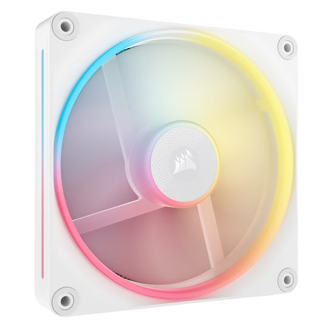 Corsair iCUE LINK LX140-R RGB 140mm PWM Reverse Fan Single Pack - White - 840006688747
