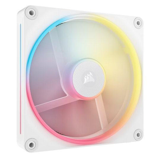 Corsair iCUE LINK LX140-R RGB 140mm PWM Reverse Fan Single Pack - White - 840006688747