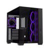 ASUS A32 ATX Dual-Chamber Tempered Glass PC Case with USB Type-C - Black / White
