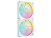Corsair iCUE LINK LX140 RGB 140mm PWM Fans Dual Pack - White - 840006682950