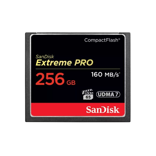 SanDisk Extreme Pro CompactFlash Memory Card CFXPS 256GB - 619659102548