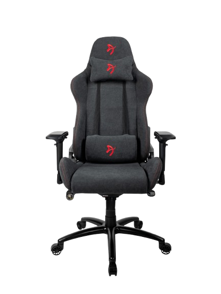 Arozzi Verona Signature Soft Fabric Gaming Chair - Red - VERONA-SIG-SFB-RED
