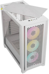 Corsair iCUE 4000D RGB Airflow Tempered Glass Mid-Tower Case White - CS-CC-9011241-WW