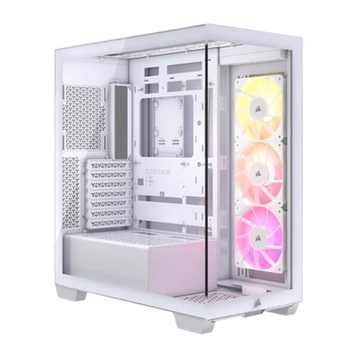 Corsair 3500X ARGB Tempered Glass Micro ATX - White -CS-CC-9011279-WW