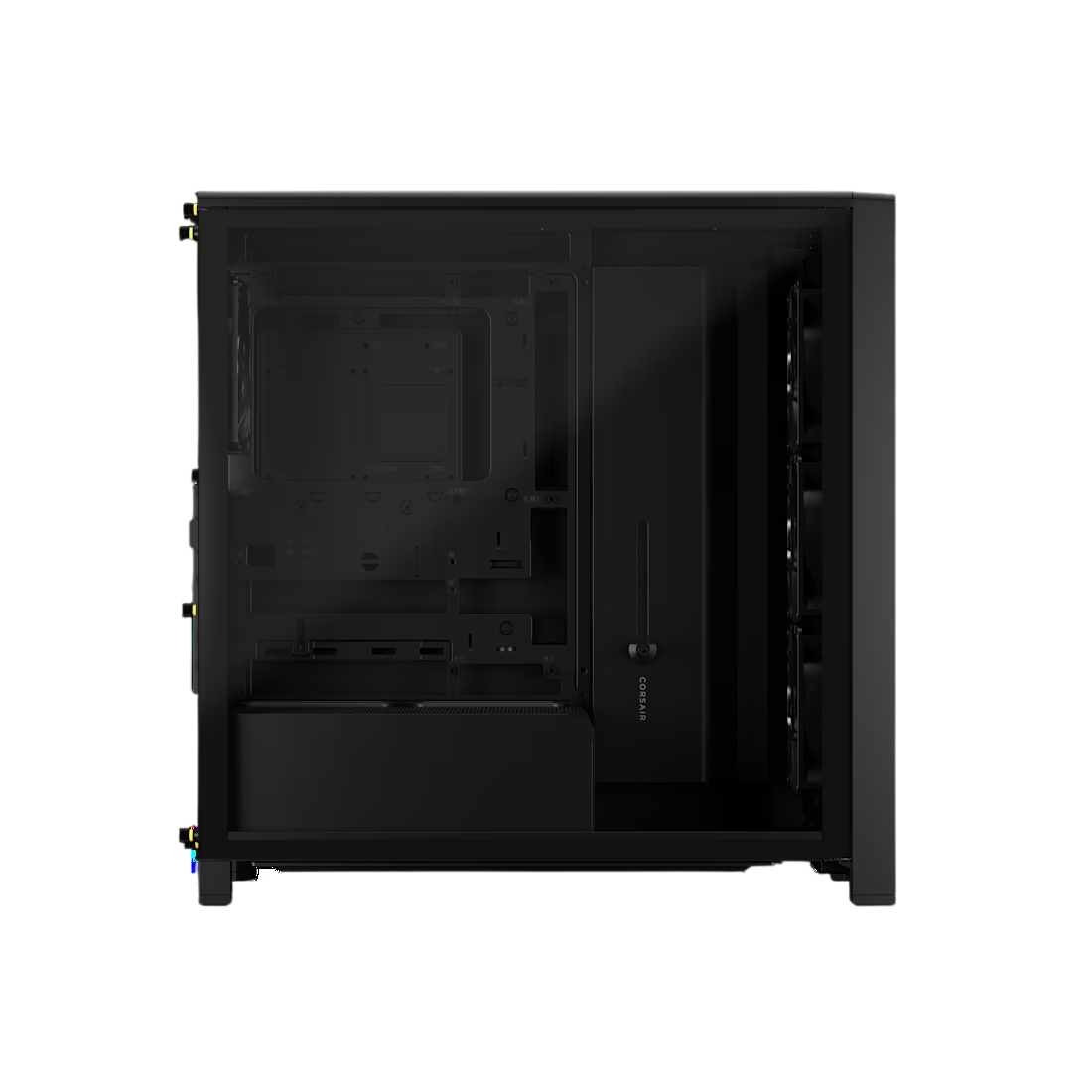 Corsair FRAME 4000D WOOD RS Modular Mid-Tower PC Case - Black and Walnut - CS-CC-9011340-WW