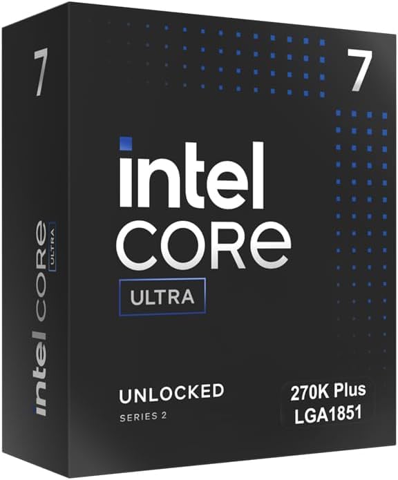 INTEL CORE ULTRA 270K PLUS 3.7GHz 24C/24T LGA 1851 PROCESSOR - 5032037284837