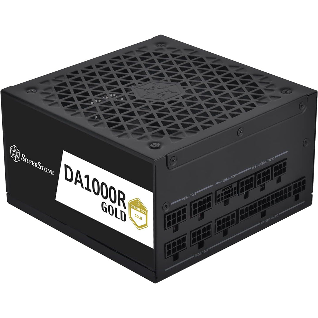 Silverstone DA1000R 1000W PCIe 5.0 ATX3.0 Cybenetics Gold QUIET Full Modular PSU Power Supply - 4710679815558