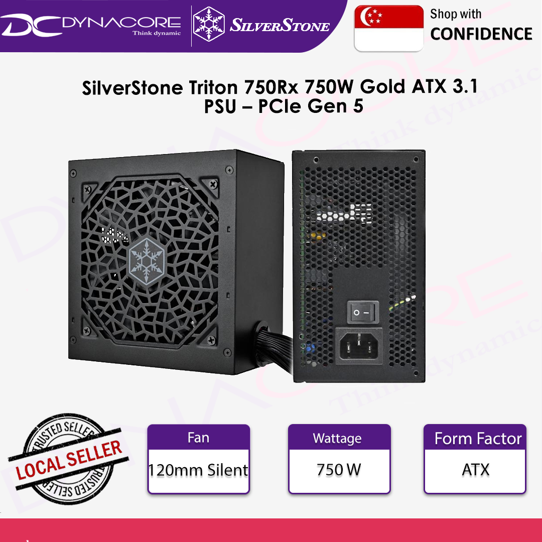 SILVERSTONE TRITON 750RX GOLD 750W FM PSU - 4710679818412