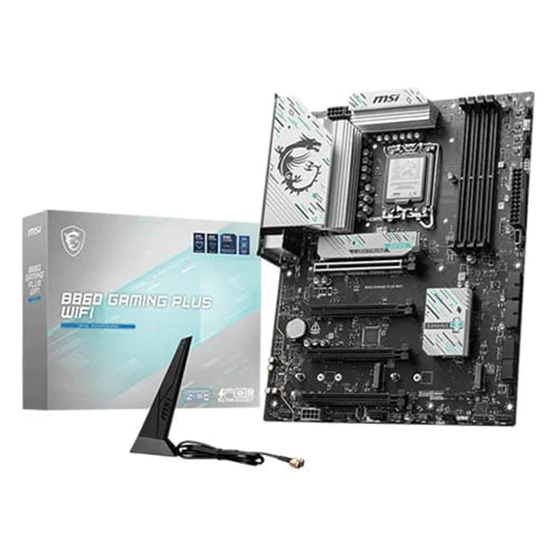 MSI B860 GAMING PLUS WIFI LGA1851 ATX MOTHERBOARD - 4711377289764