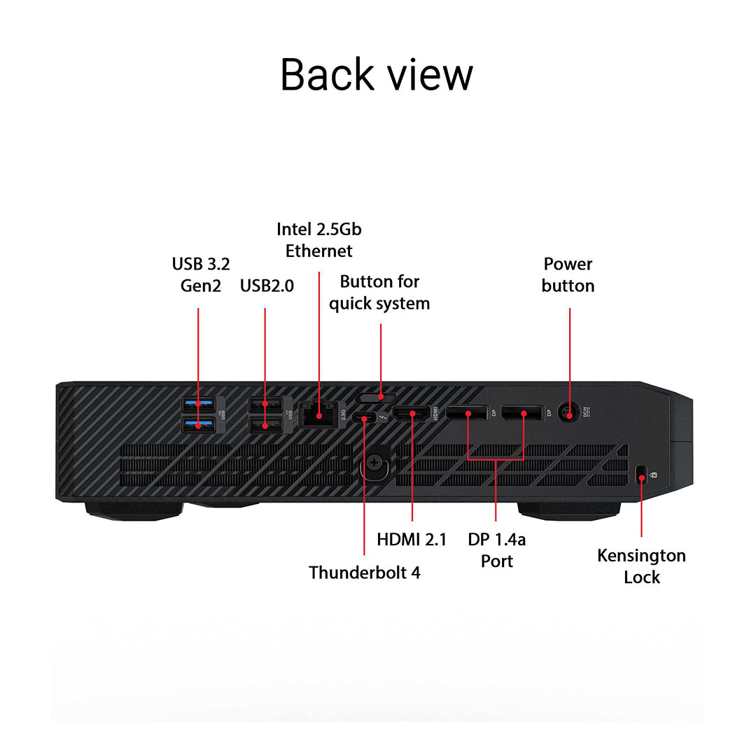 ASUS NUC 14 PERFORMANCE KIT RNUC14SRKU710000I Barebone Kit (Ultra 7 155H 16C/RTX4060-8GB/ DDR5 RAM/ M.2 X3/WIFI+BT) - 4711387611319