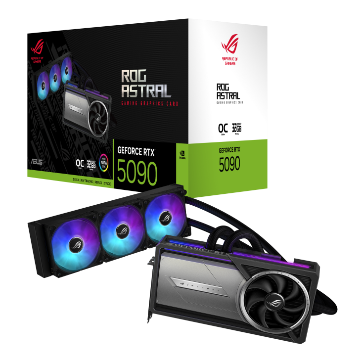 ASUS ROG ASTRAL LC GEFORCE RTX5090 O32G GAMING GDDR7 GPU - 4711387920817