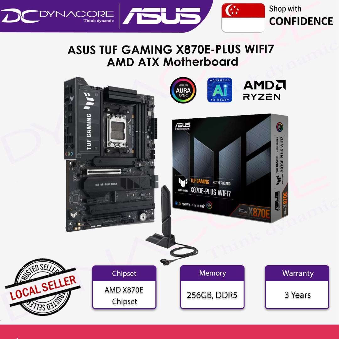 ASUS TUF GAMING X870E-PLUS WIFI7 AMD ATX Motherboard - 4711636100359