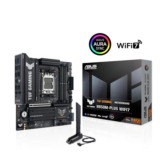 ASUS TUF GAMING B850M-PLUS WIFI7 AMD AM5 mATX Motherboard - 4711636179034