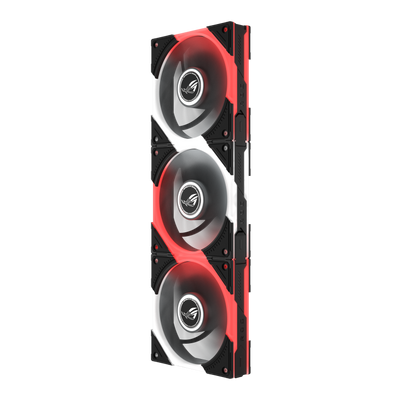 ASUS ROG EURUX GR120 ARGB Reverse Fan 3 Pack - Black - 4711636413060