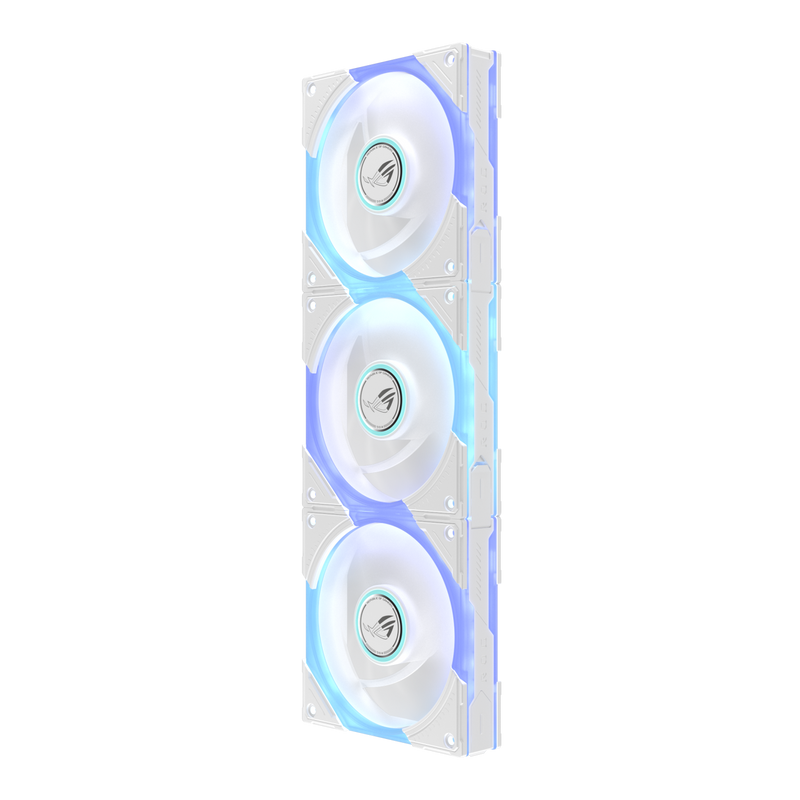 ASUS ROG EURUX GR120 ARGB Reverse Fan 3 Pack - White - 4711636413145