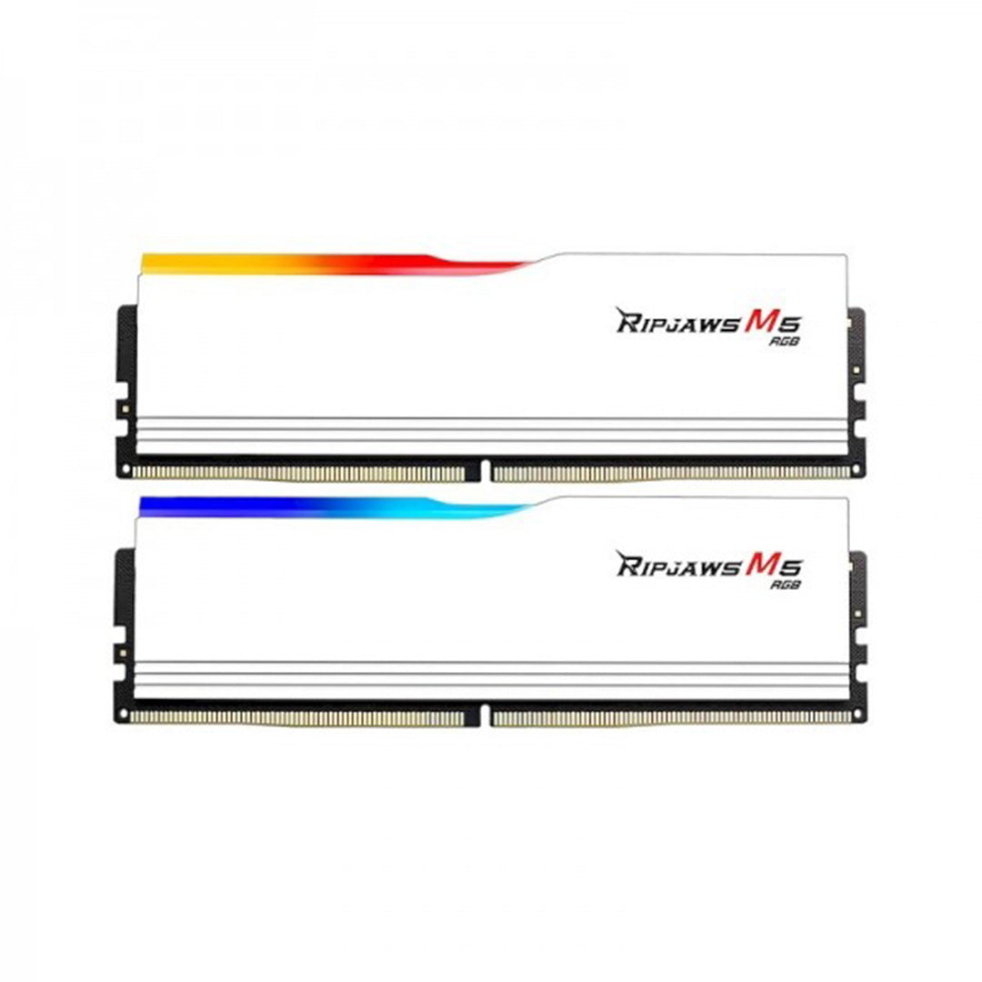 G.SKILL RIPJAWS M5 RGB WHITE D5 6000MT/s 32GB(16GBx2) CL36 KIT - 4713294235541