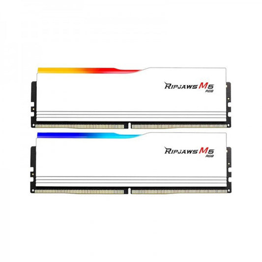 G.SKILL RIPJAWS M5 RGB WHITE D5 6000MT/s 32GB(16GBx2) CL36 KIT - 4713294235541