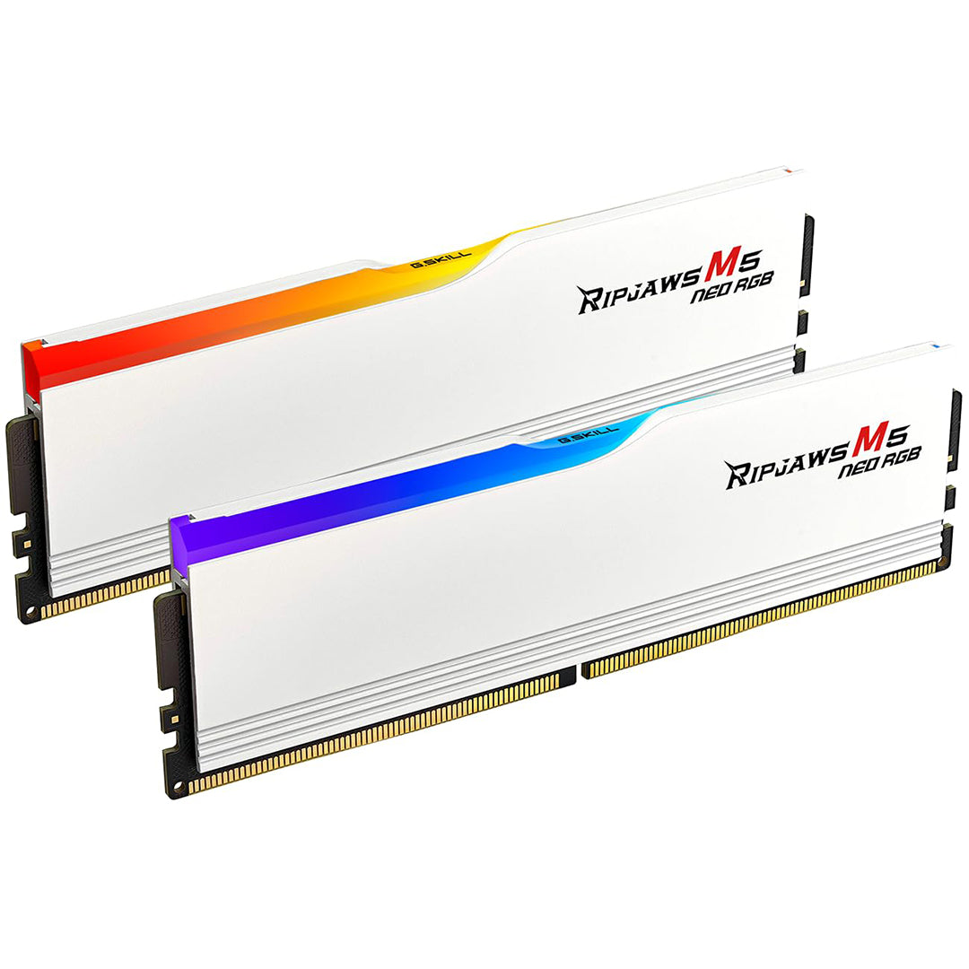 G.SKILL RIPJAWS M5 NEO RGB WHITE 6000MHz 64GB(32GBx2)CL36 INTEL/AMD KIT- 4713294237682