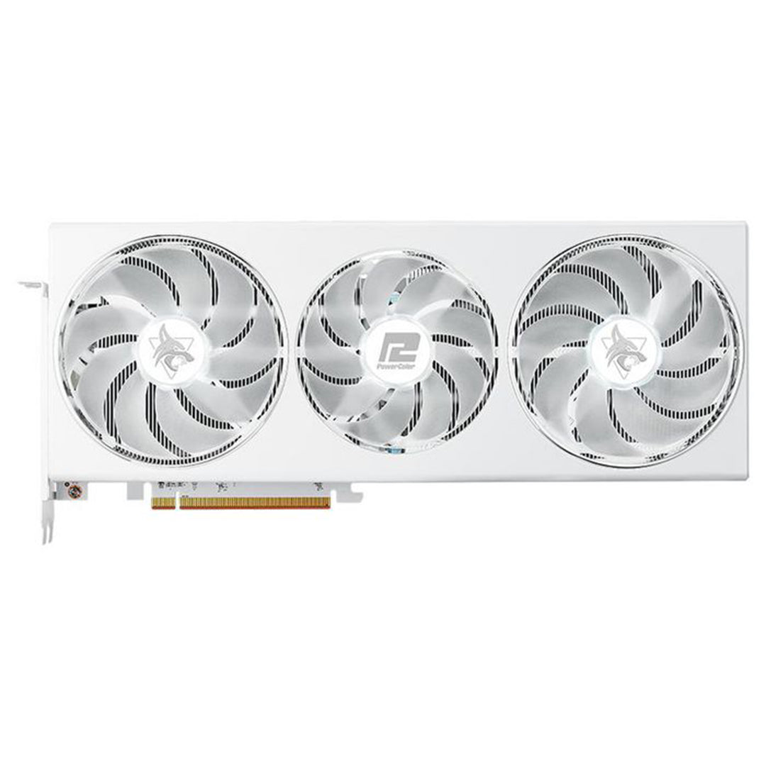 POWERCOLOR HELLHOUND SPECTRAL WHITE RX7800XT 16GB-L/OC TRIPLE FAN GPU - 4713436175148