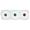 LIAN LI UNI FAN TL LCD 120 RGB WHITE REVERSE BLADE 3-PACK FAN - 4718466014443