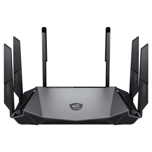 MSI RadiX AX6600 WiFi 6 Tri-Band Gaming Router 2.4GHz and dual 5GHz Game accelerator - 4719072983345