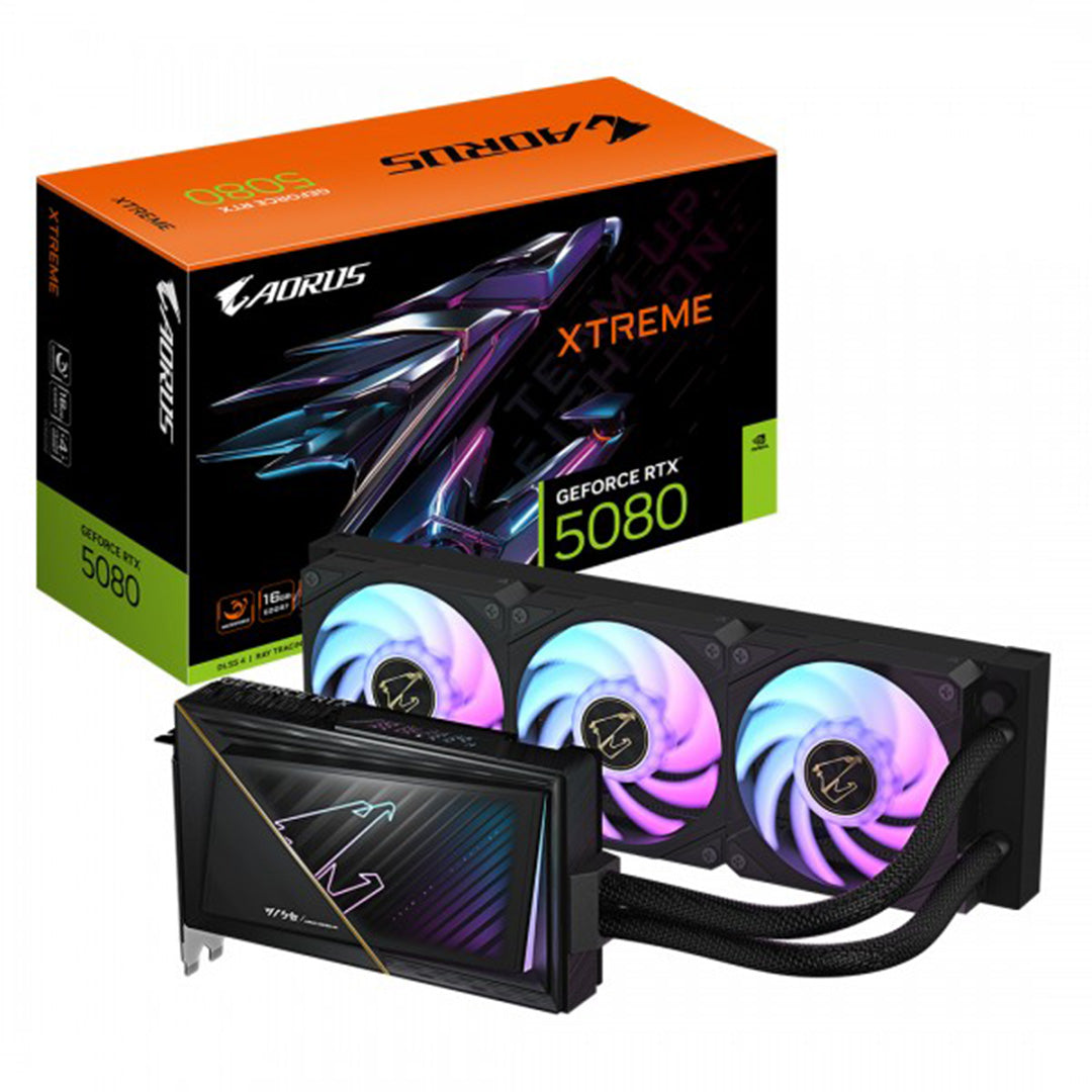 Gigabyte GeForce RTX 5080 Aorus Xtreme Waterforce 16GB GDDR7 Graphics Card - RTX5080 - 4719331355739