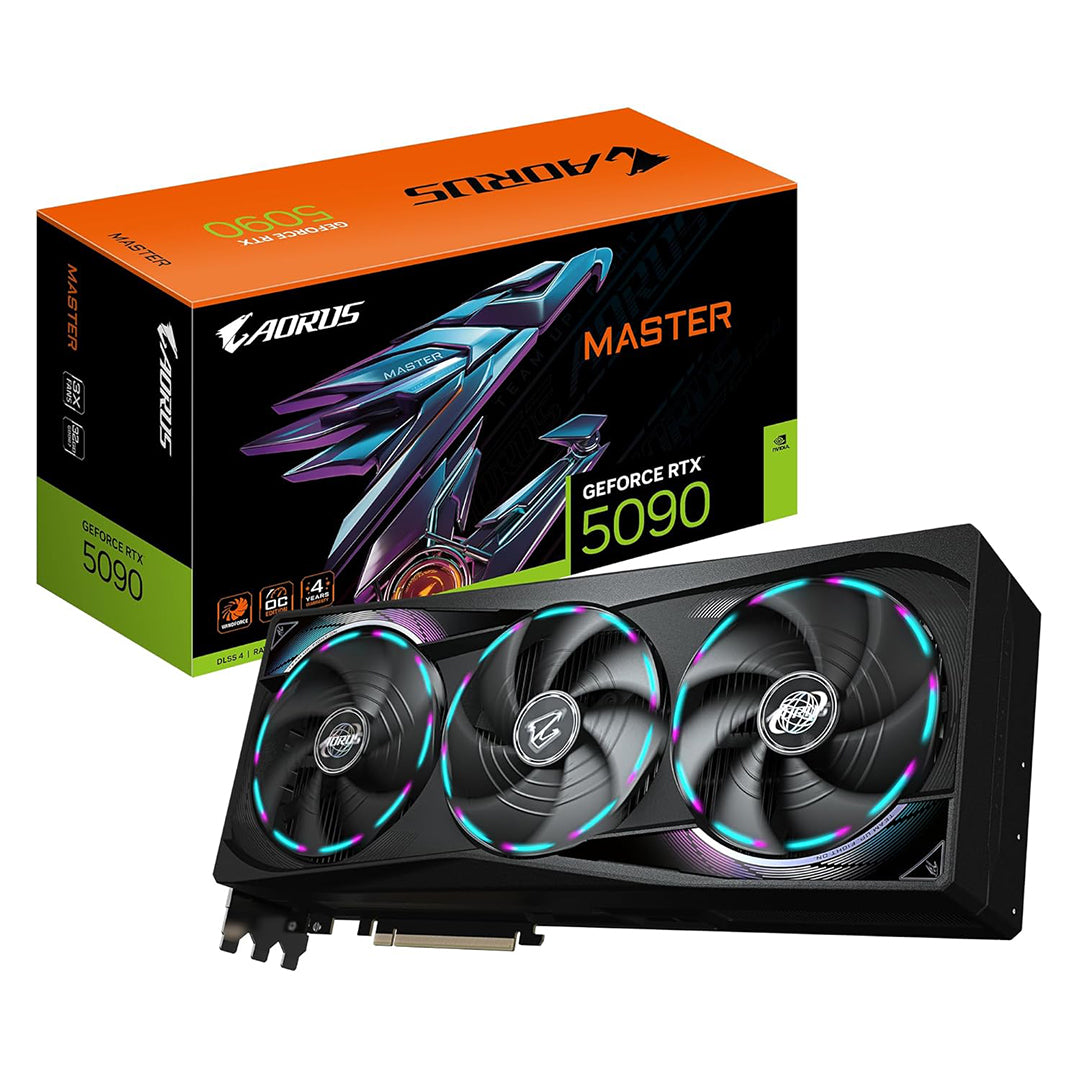 Gigabyte AORUS GeForce RTX 5090 MASTER 32G OC Edition 32GB GDDR7 Graphics Card - 4719331355807