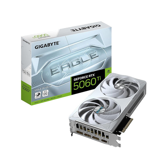 Gigabyte GeForce RTX 5060Ti EAGLE OC ICE 8G GDDR7 8GB Graphics Card - 4719331356095