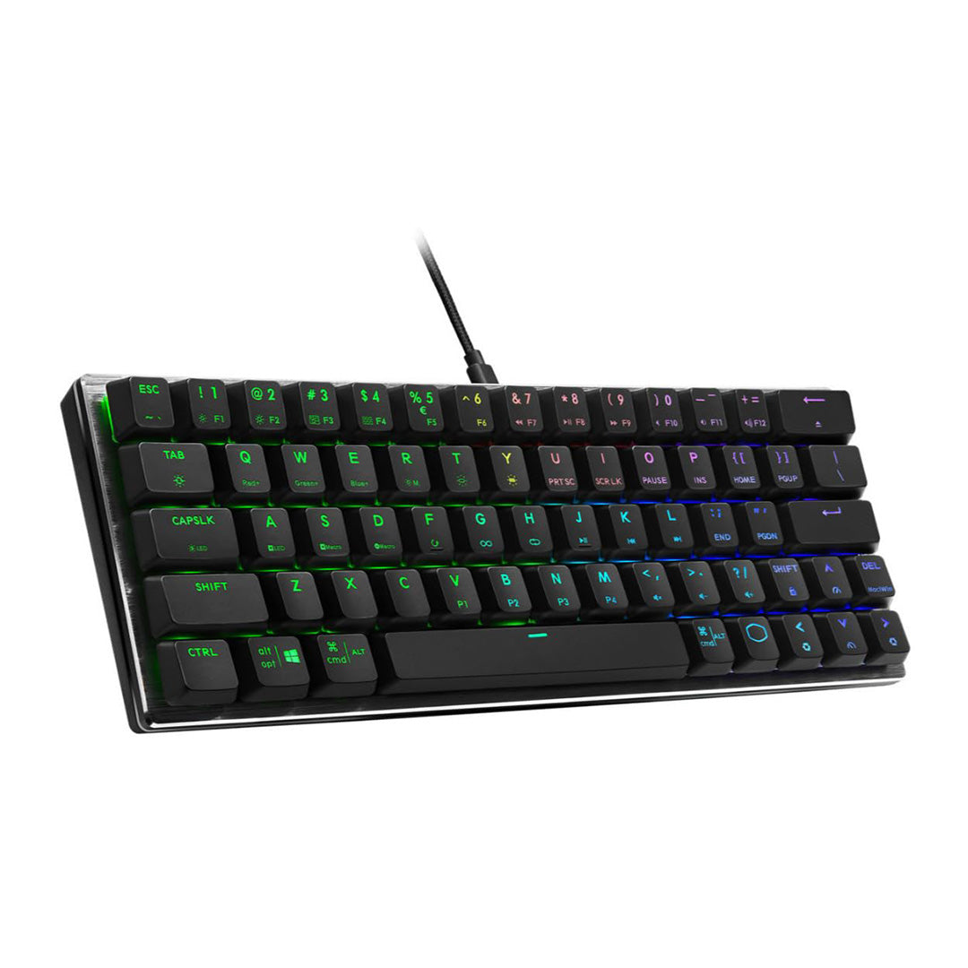 COOLER MASTER SK620 RED SWITCH RGB 60% MECHANICAL LP KEYBOARD - 4719512109021