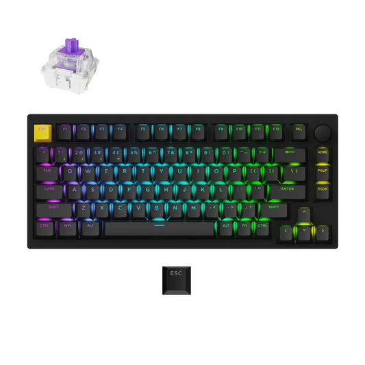 Lemokey P1 HE Wireless Magnetic Switch Custom Gaming Keyboard (P1H-M1 Black) - 4894979011329