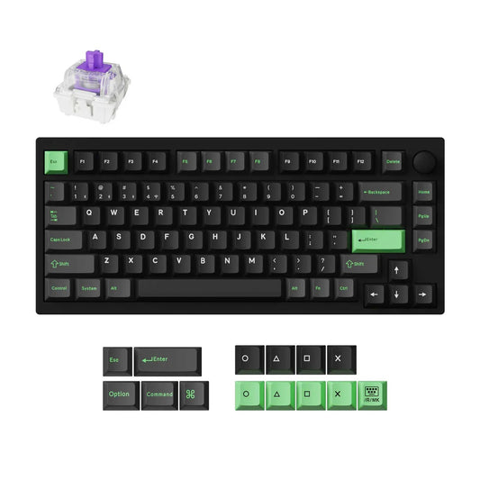 Lemokey P1 HE Wireless Magnetic Switch Custom Gaming Keyboard (P1H-M1Z Black) - 4894979011336