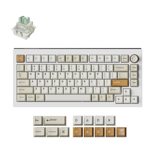 Lemokey L5 HE Magnetic Switch Custom Gaming Keyboard (L5W-P1 Down Master) - 4894979037084