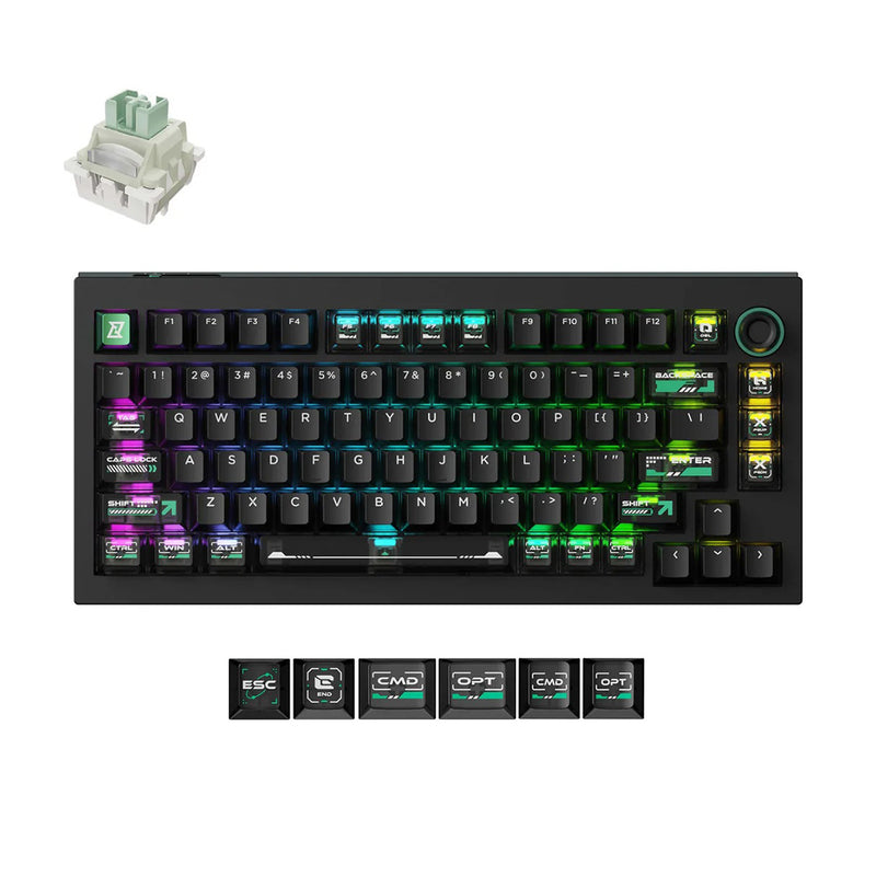 Lemokey L5 HE Magnetic Switch Custom Gaming Keyboard - Cyper - LEM-L5W-W1- 4894979037091
