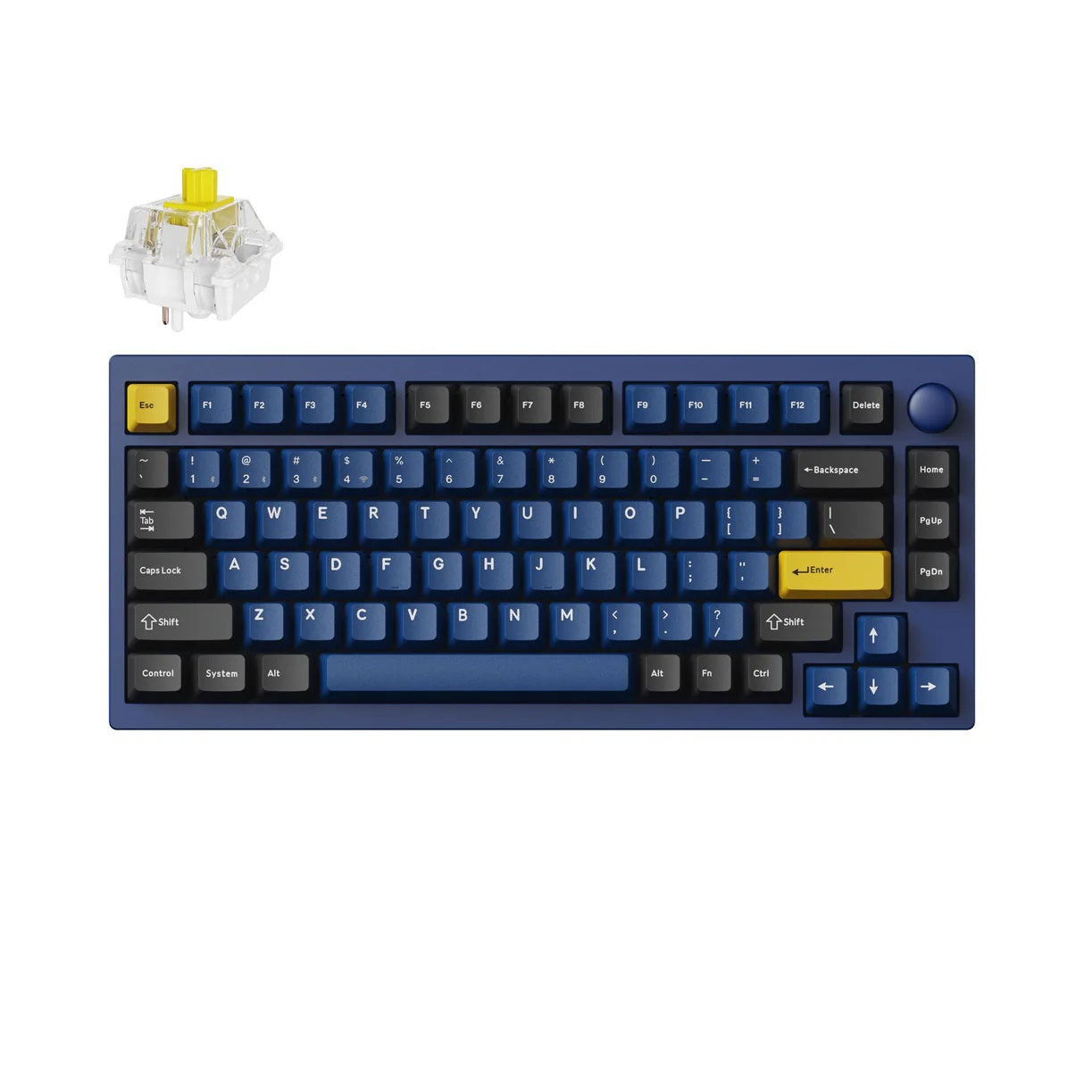 Lemokey P1 Pro Custom Gaming Keyboard (P1P-O4 Blue-Banana Switch) - 4895248878971