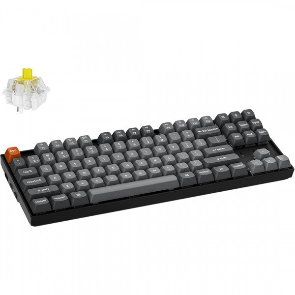Keychron K8 Max QMK Wireless Hot Swappable Mechanical Gaming Keyboard - Super Banana Switch - 4895248881285