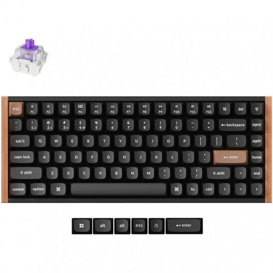 Keychron K2 HE 75% Wireless Magnetic Switch Custom Keyboard (Special Edition Black) - 4895248889199
