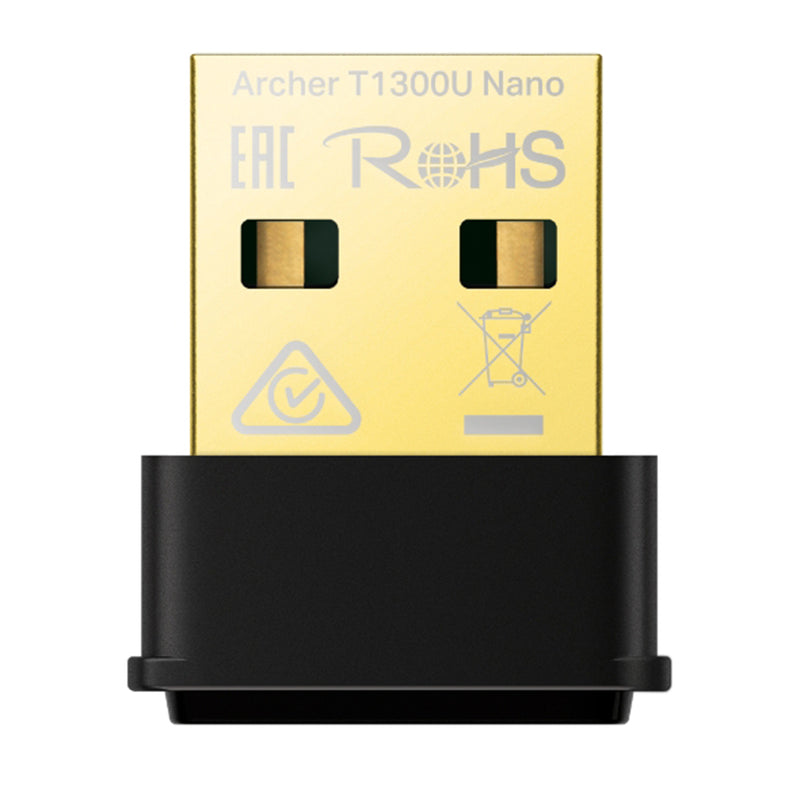 TP-LINK Archer T1300U Nano AC1300 Nano Wireless MU-MIMO USB Adapter - 4895252507324