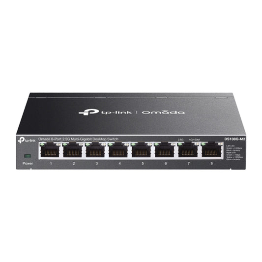 TP-Link DS108G-M2 Omada 8-Port 2.5G Multi-Gigabit Desktop Switch - 4895252507522