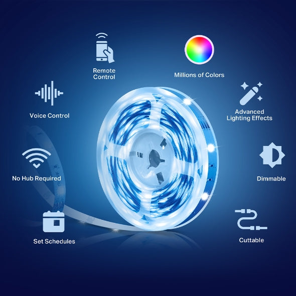 TP LINK Tapo L900-5 Smart Wi-Fi Light Strip - 4897098682586