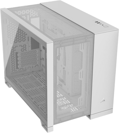 Corsair 2500D AIRFLOW Micro ATX Dual Chamber PC Case - White - 840006671428