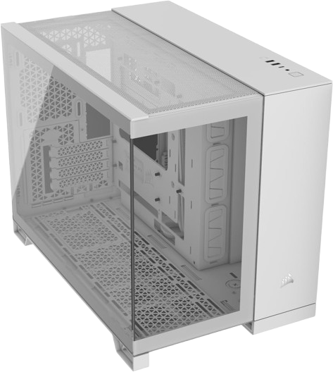 Corsair 2500X Micro ATX Dual Chamber PC Case - White - 840006674979