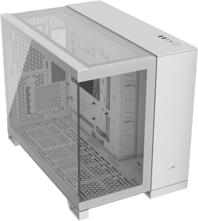 Corsair 2500X Micro ATX Dual Chamber PC Case - White - 840006674979