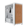 Corsair FRAME 4000D WOOD RS Modular Mid-Tower PC Case - White and Oak - 840440417897