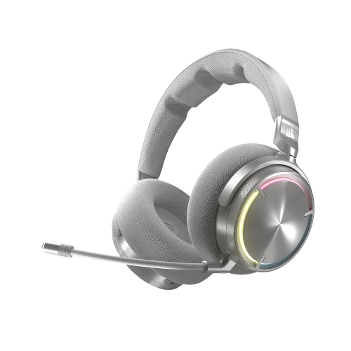 Corsair Virtuoso Max Wireless and Bluetooth Gaming Headset - Silver - 840440484622