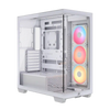 Corsair 3500X LX-R RGB iCUE Link Tempered Glass Mid-Tower PC Case - White - CS-CC-9011325-WW