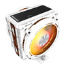 DarkFlash E400 Plus CPU Air Cooler Dual 120mm PWM ARGB Fans - White - E400 PLUS WHITE