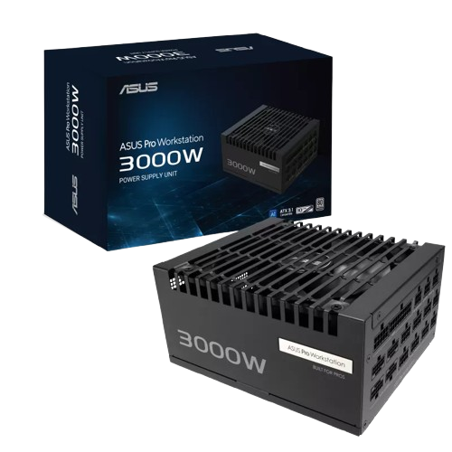 ASUS Pro WS 3000W ATX 80 Plus PCIe 5.1 Platinum Fully Modular Power Supply - 4711387972793