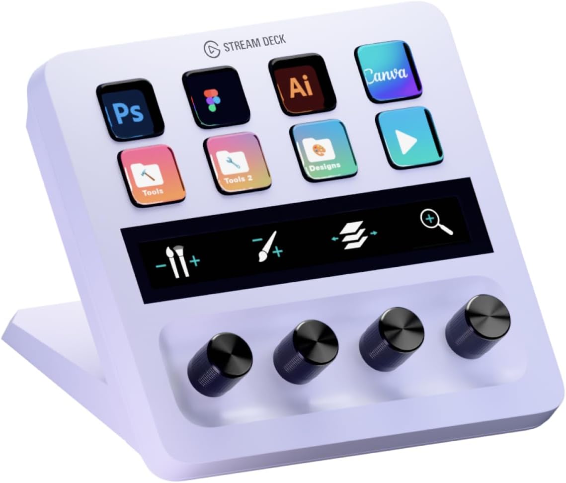 Elgato Stream Deck+ White Edition CS-10GBD9911 - 840006601043