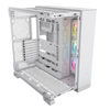 Corsair iCUE LINK 6500X RGB Mid-Tower Dual Chamber PC Case - White- CS-CC-9011270-WW